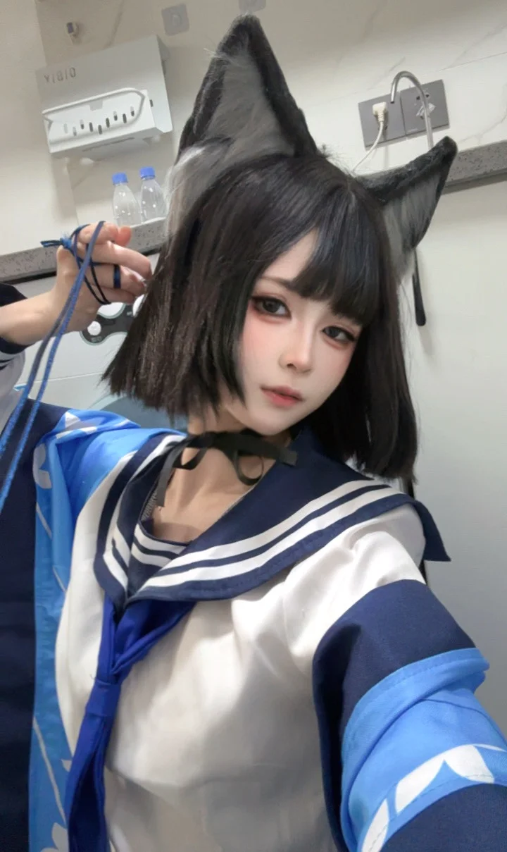 【桐生桔梗cos】蔚藍檔案的貓貓老師，今天也在等你下課 - 第 2 張