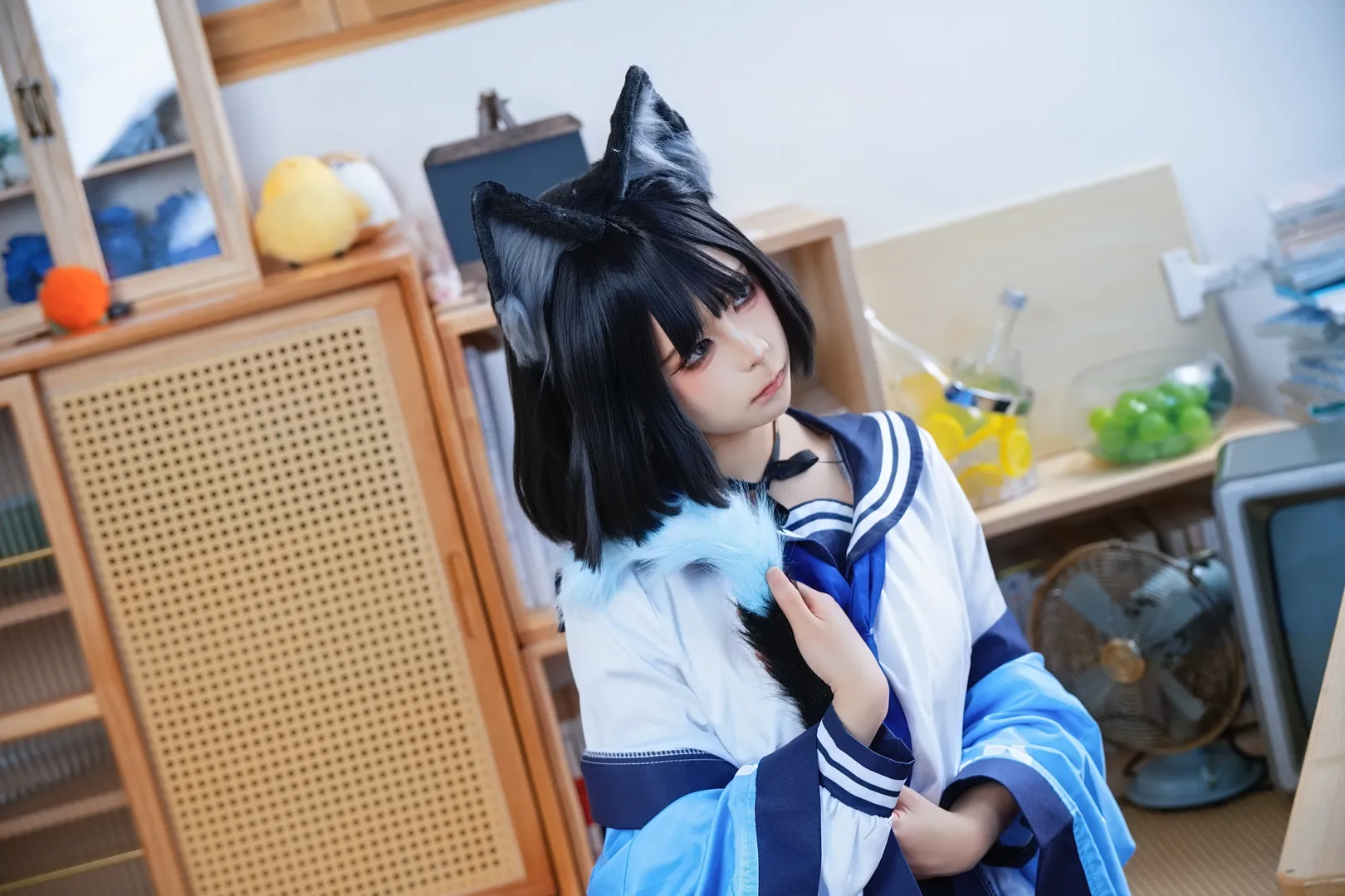 【桐生桔梗cos】百花缭乱与百鬼夜行的猫猫日常 - 第 3 张