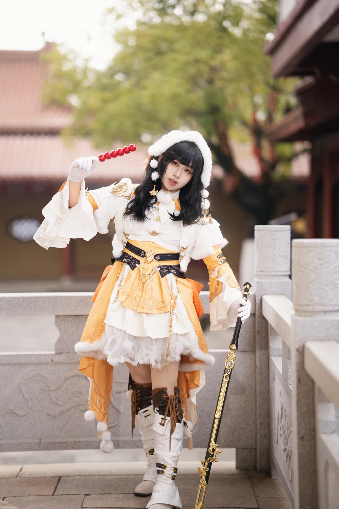 【澤芳嘰蘿cos】劍網3藏劍門派的冬日國風大劍少女 - 第 4 張