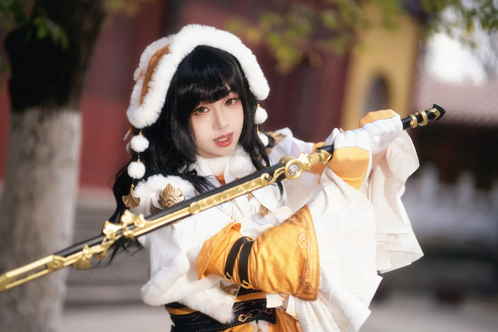 【澤芳嘰蘿cos】劍網3藏劍門派的冬日國風大劍少女 - 第 7 張