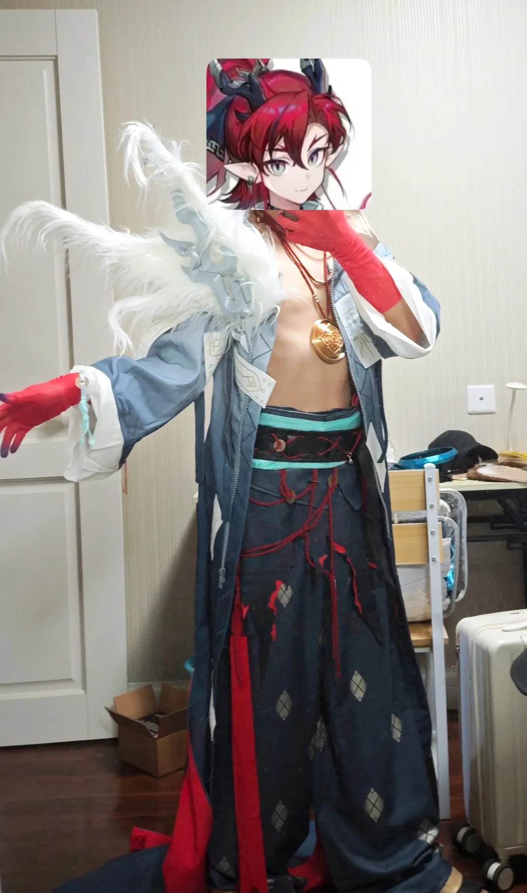 【余cos】明日方舟音律联觉这套衣服的上身舒适度与细节探讨 - 第 1 张