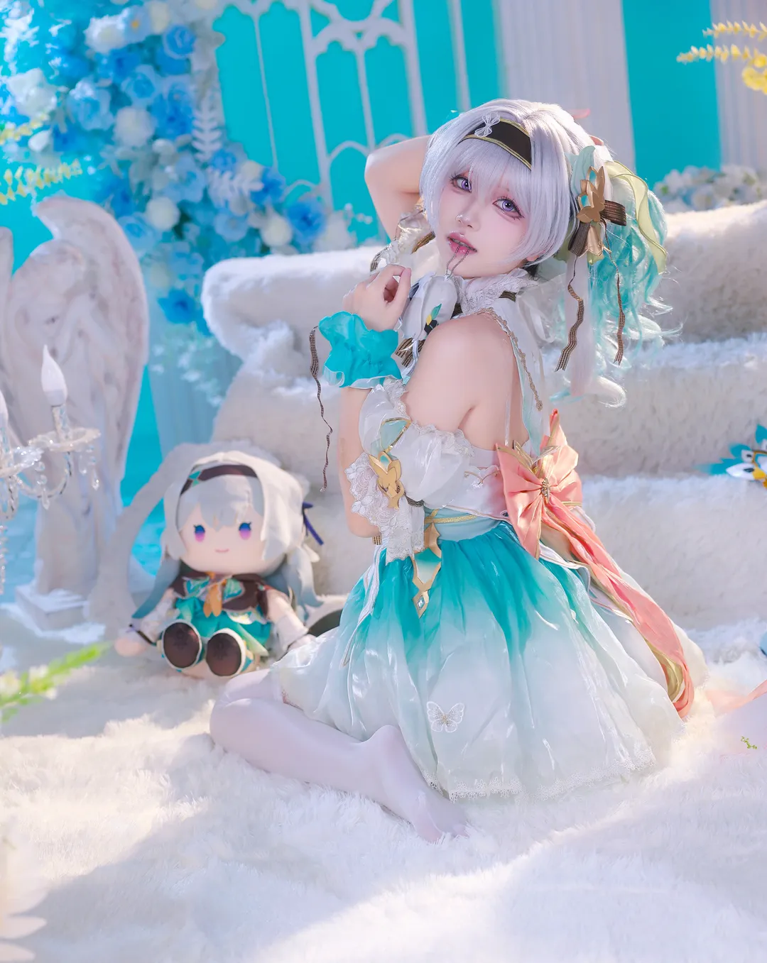 【流萤cos】崩坏星穹铁道，花嫁记忆的梦幻时刻 - 第 1 张