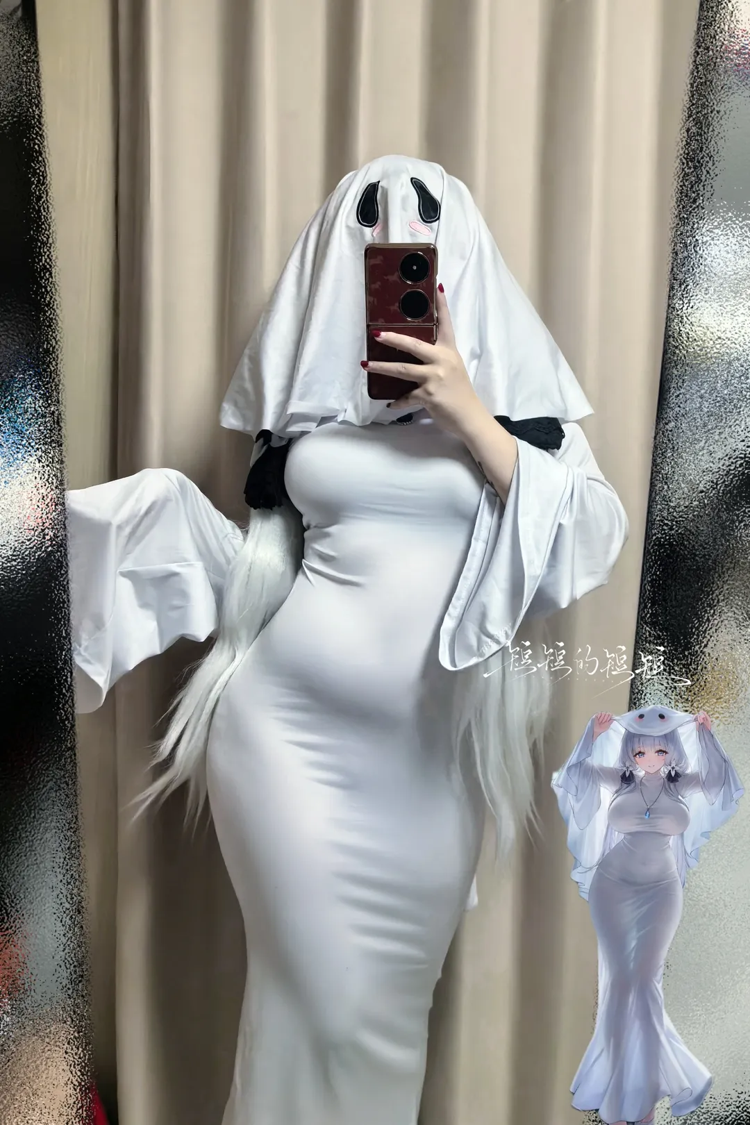 【光辉cos】碧蓝航线幽灵娘造型的紧身穿搭分享 - 第 2 张