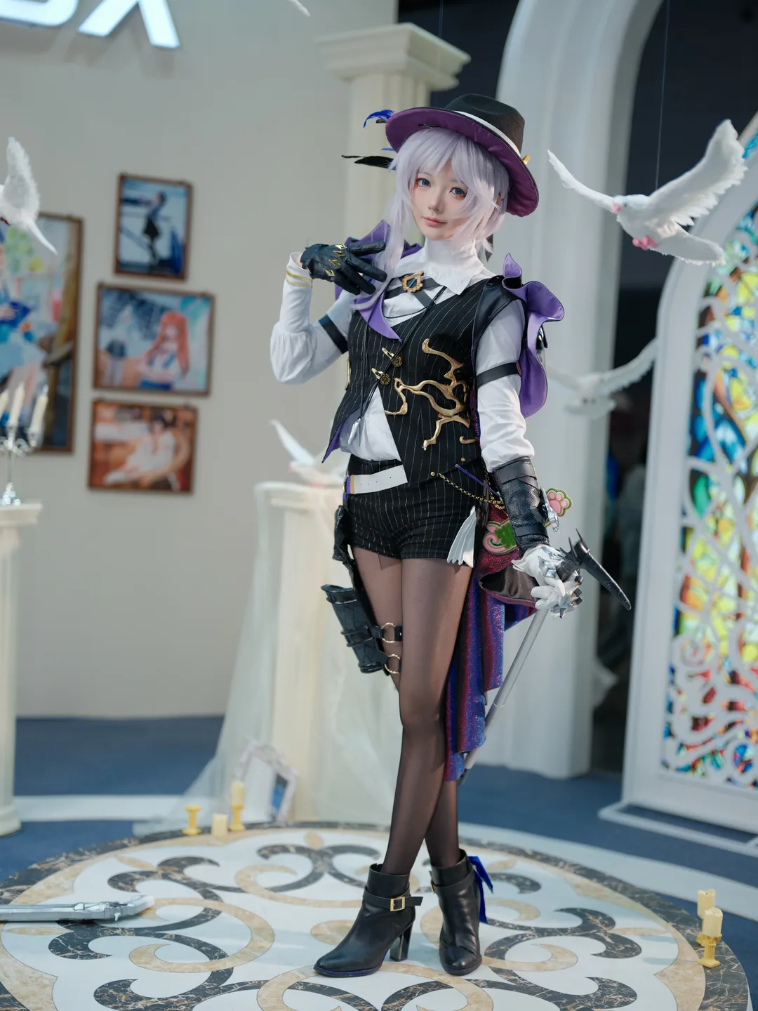 【乌鸦侦探cos】白银之城里的探案时刻 - 第 1 张