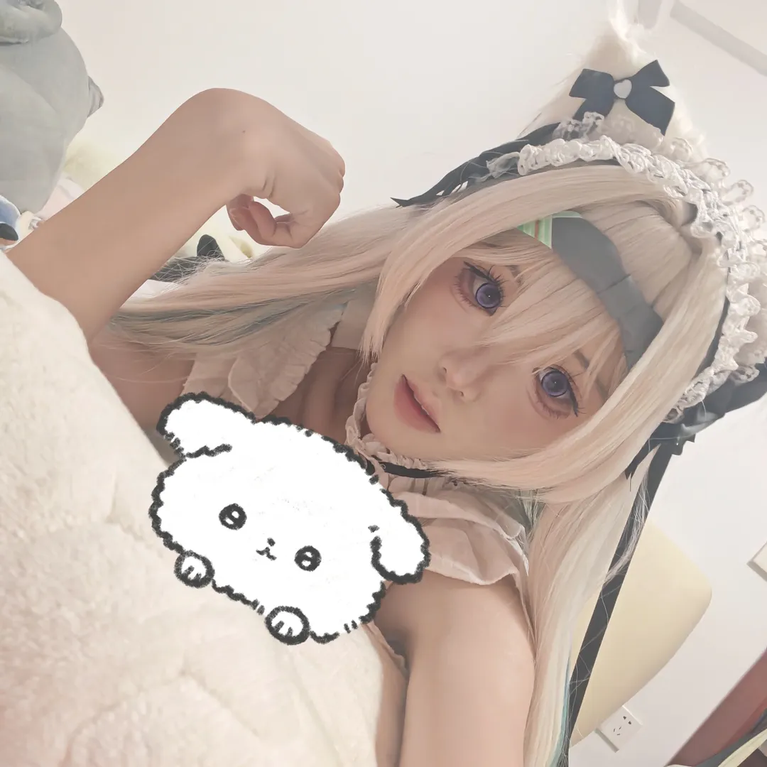 【流萤cos】崩坏星穹铁道居家女仆风格 - 第 3 张