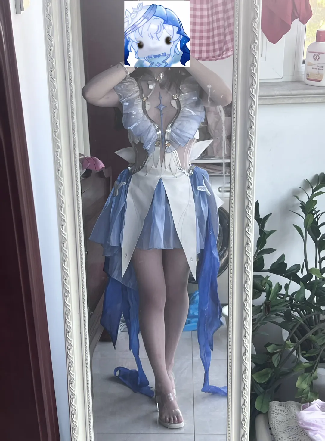 【守岸人cos】鸣潮试衣记录，浅蓝色的优雅 - 第 2 张