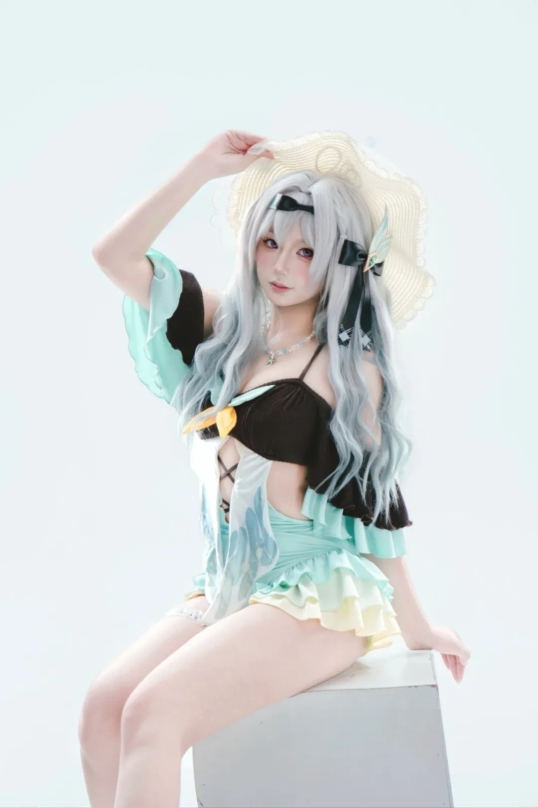 【流萤cos】夏日薄荷绿清凉棚拍记录 - 第 2 张