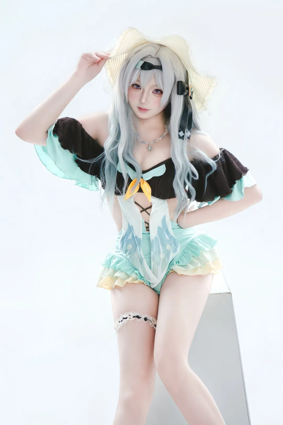 【流萤cos】夏日薄荷绿清凉棚拍记录 - 第 3 张