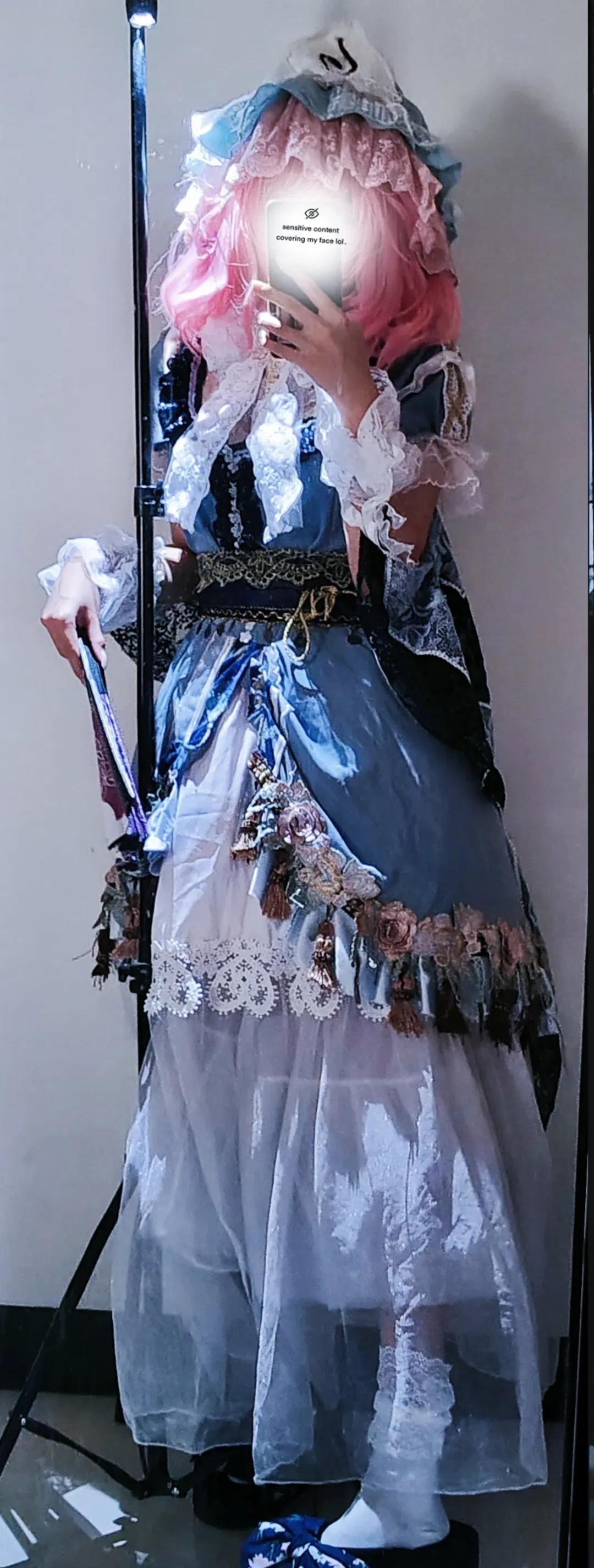 【西行寺幽幽子cos】墨染之蝶二设造型与服装细节分享 - 第 2 张