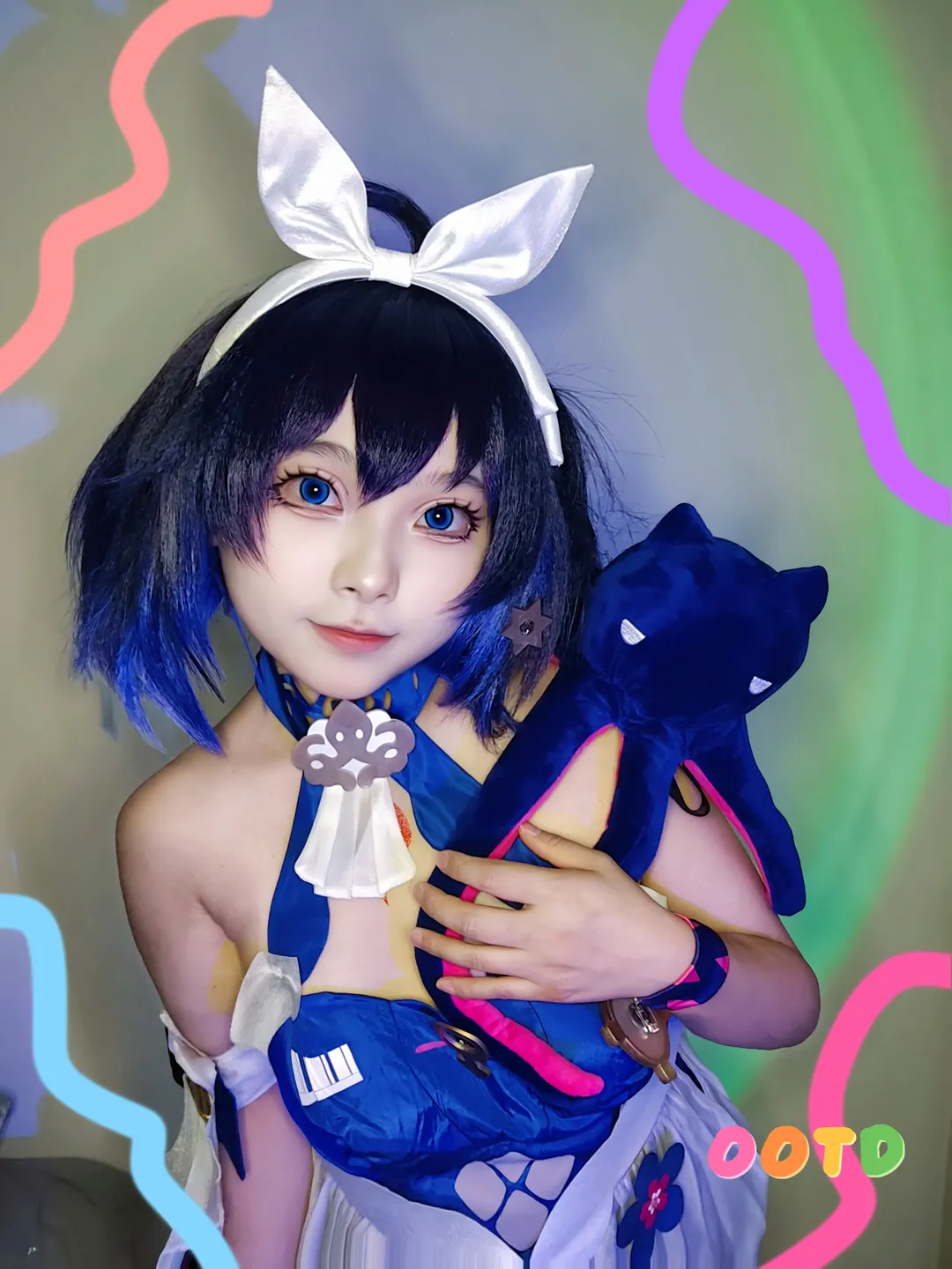 【希儿cos】彼岸浪花的裙摆与星光，去寻找心中的夏日之海 - 第 3 张