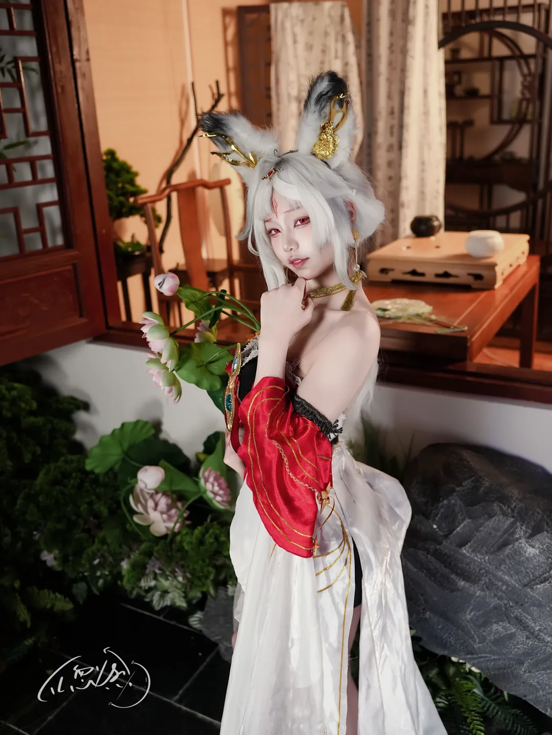 【心月狐cos】鳴潮古風造型，慵懶小狐狸的庭院日常 - 第 2 張