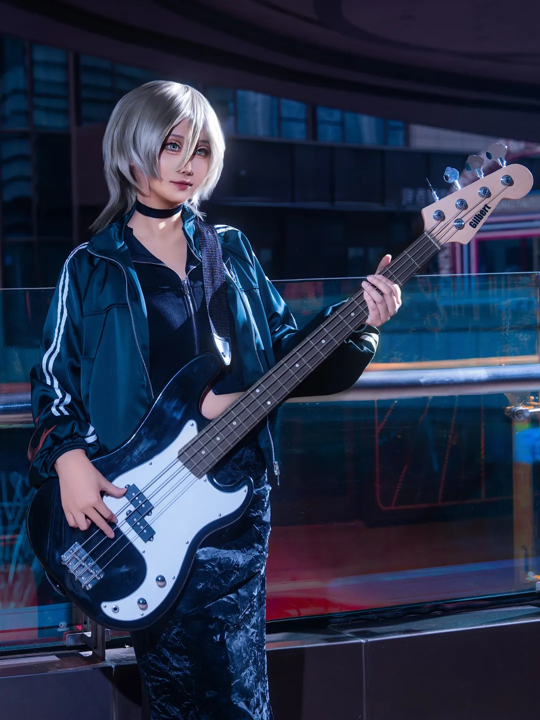 【井芹仁菜cos】夜色霓虹里的倔强，来自Girlsbandcry - 第 5 张