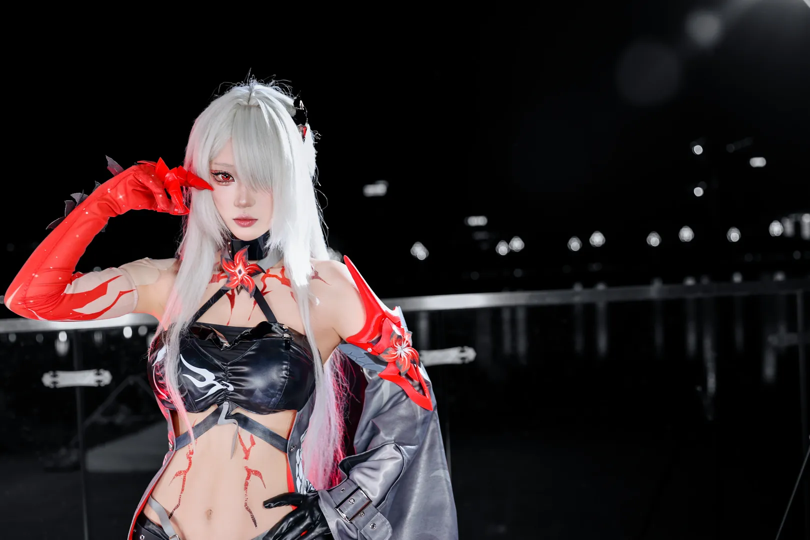 【黃泉cos】崩壞星穹鐵道，夜色下的雙形態變裝體驗 - 第 4 張