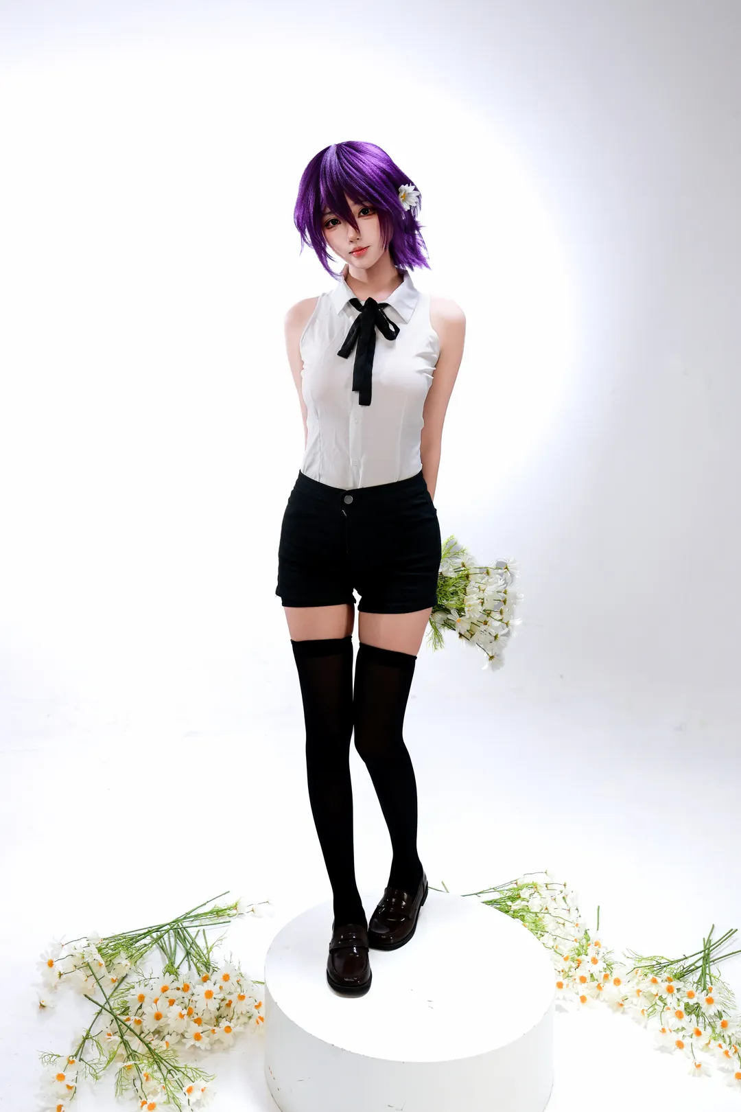 【蕾塞cos】电锯人白棚雏菊写真 - 第 2 张