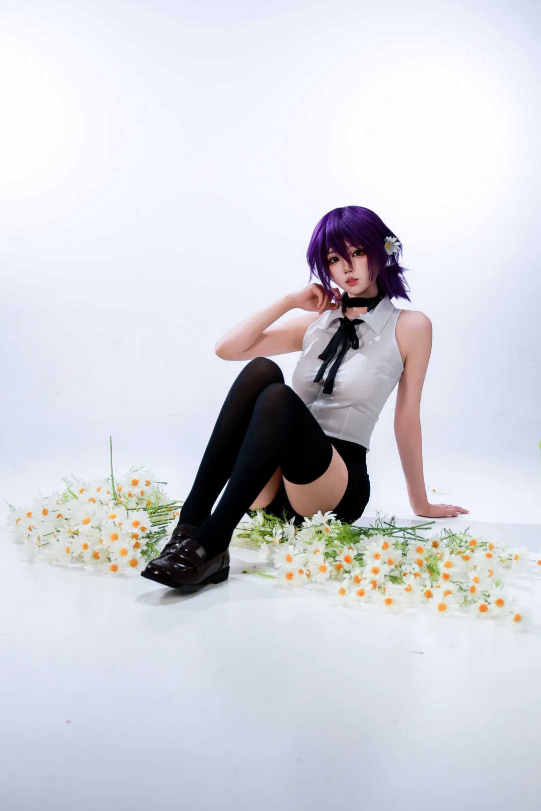 【蕾塞cos】电锯人白棚雏菊写真 - 第 6 张