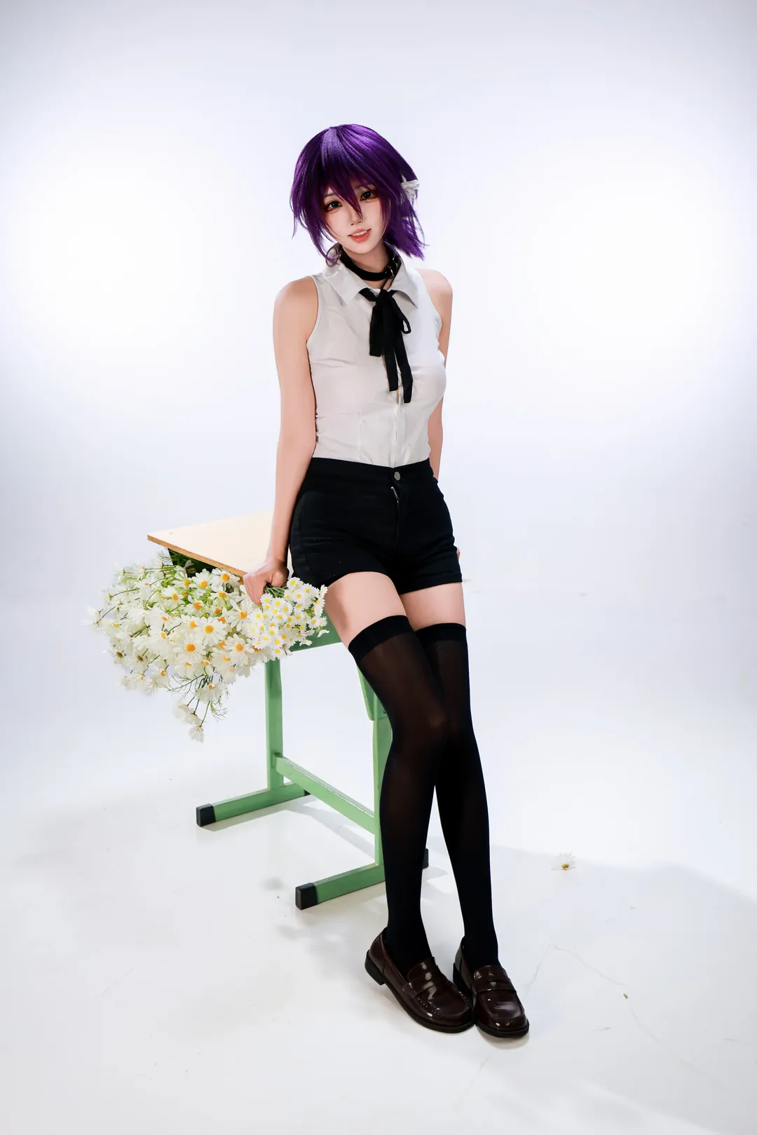 【蕾塞cos】电锯人白棚雏菊写真 - 第 7 张