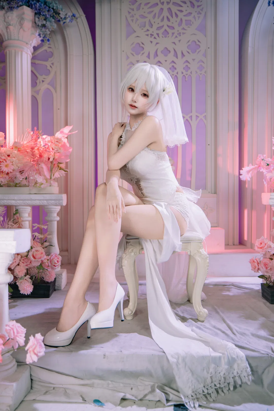 【天狼星cos】碧蓝航线纯白誓约花嫁，定格浪漫瞬间 - 第 4 张
