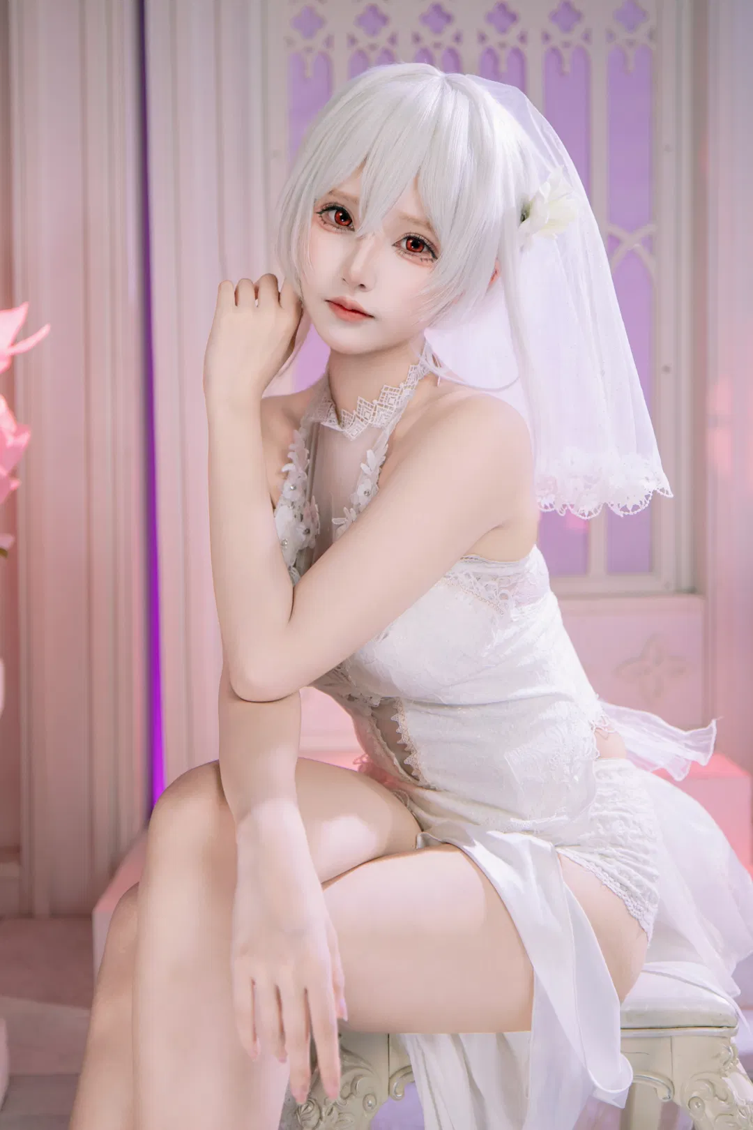 【天狼星cos】碧蓝航线纯白誓约花嫁，定格浪漫瞬间 - 第 5 张