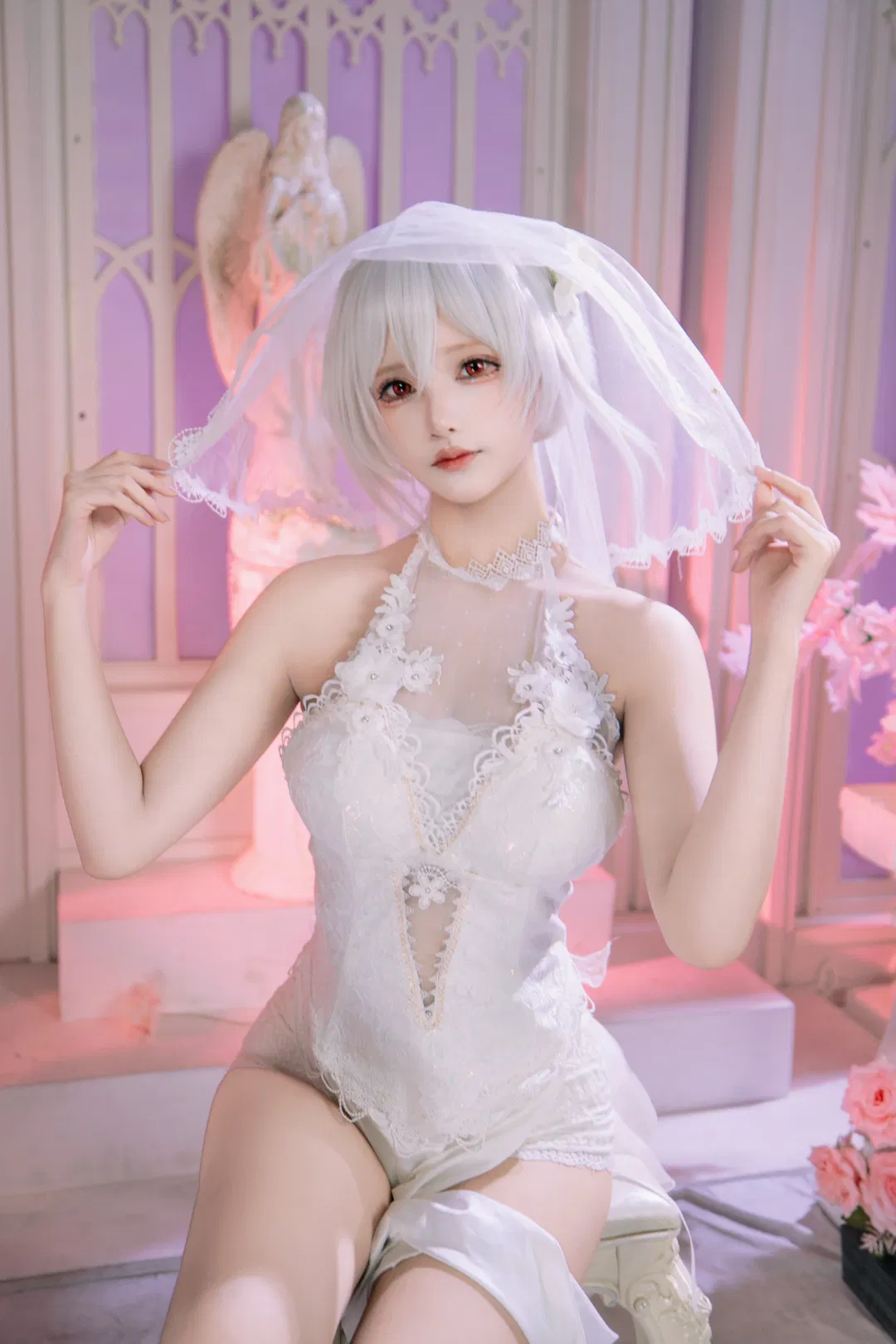 【天狼星cos】碧蓝航线纯白誓约花嫁，定格浪漫瞬间 - 第 7 张