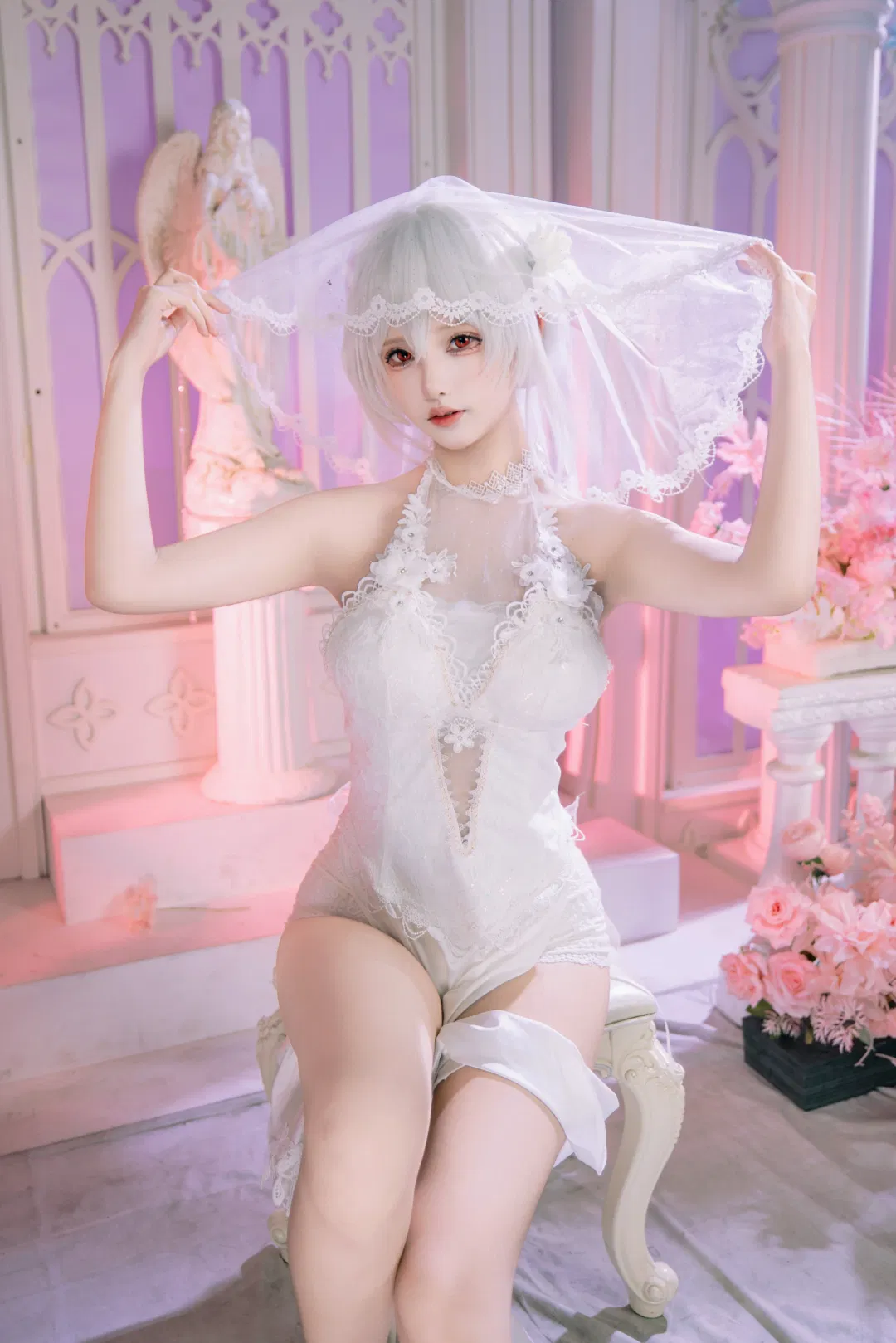 【天狼星cos】碧蓝航线纯白誓约花嫁，定格浪漫瞬间 - 第 8 张