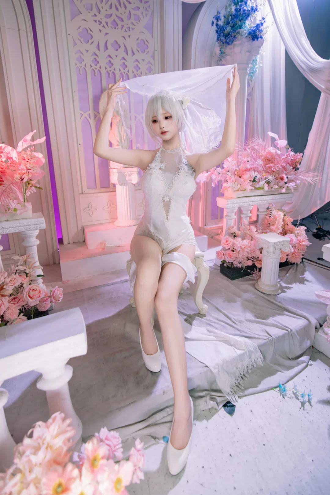 【天狼星cos】碧蓝航线纯白誓约花嫁，定格浪漫瞬间 - 第 9 张
