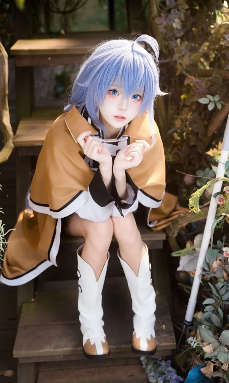 【洛琪希cos】林隙沐光，静待微风与晨光的魔法师 - 第 2 张