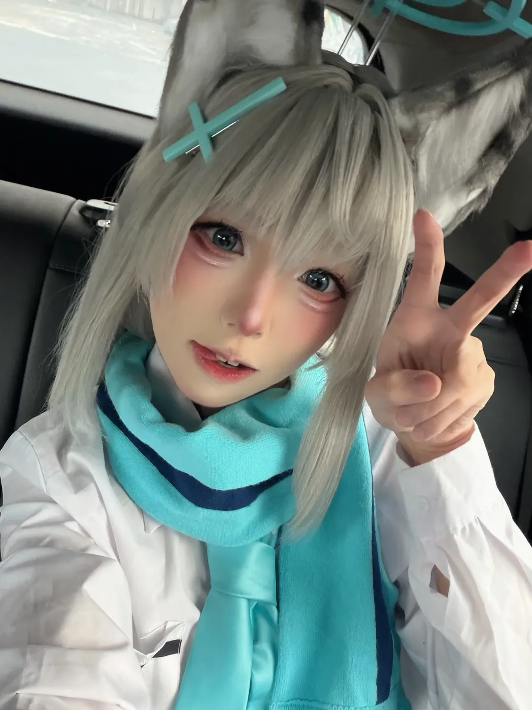 【砂狼白子cos】蔚蓝档案里的冷感少女随拍分享 - 第 1 张