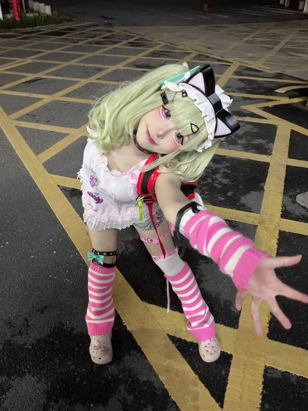 【千夏cos】絕區零妄想天使造型在夜晚停車場的拍攝日常 - 第 2 張