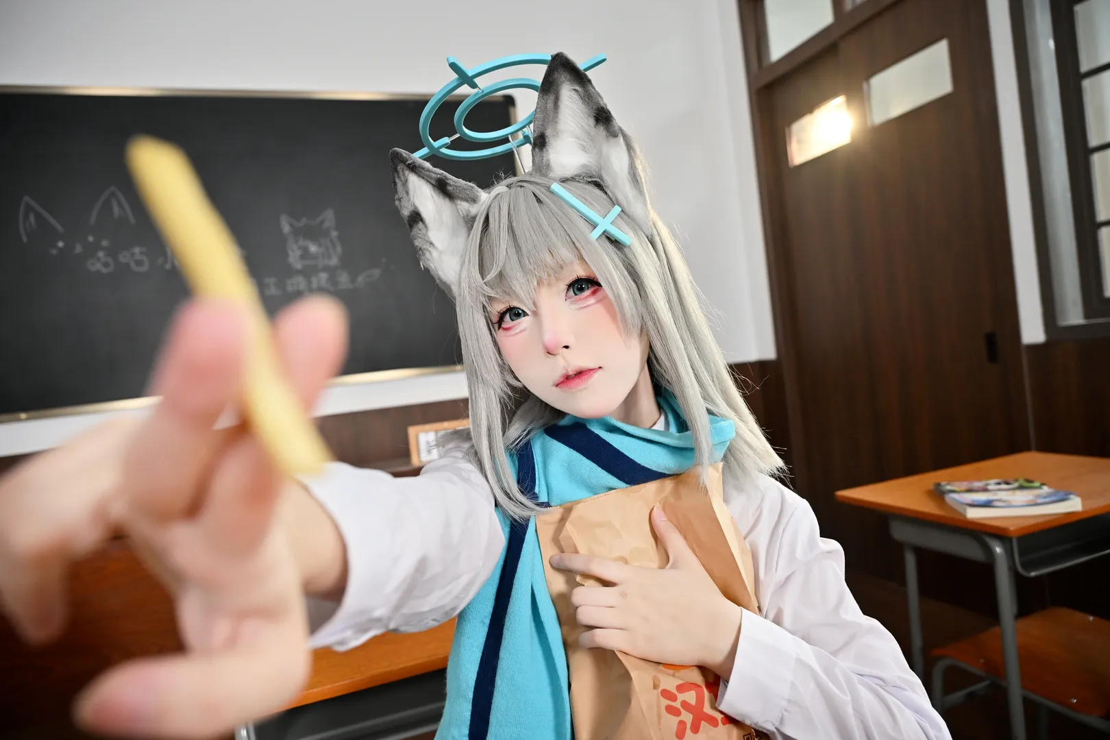 【砂狼白子cos】蔚藍檔案課堂日常 - 第 2 張