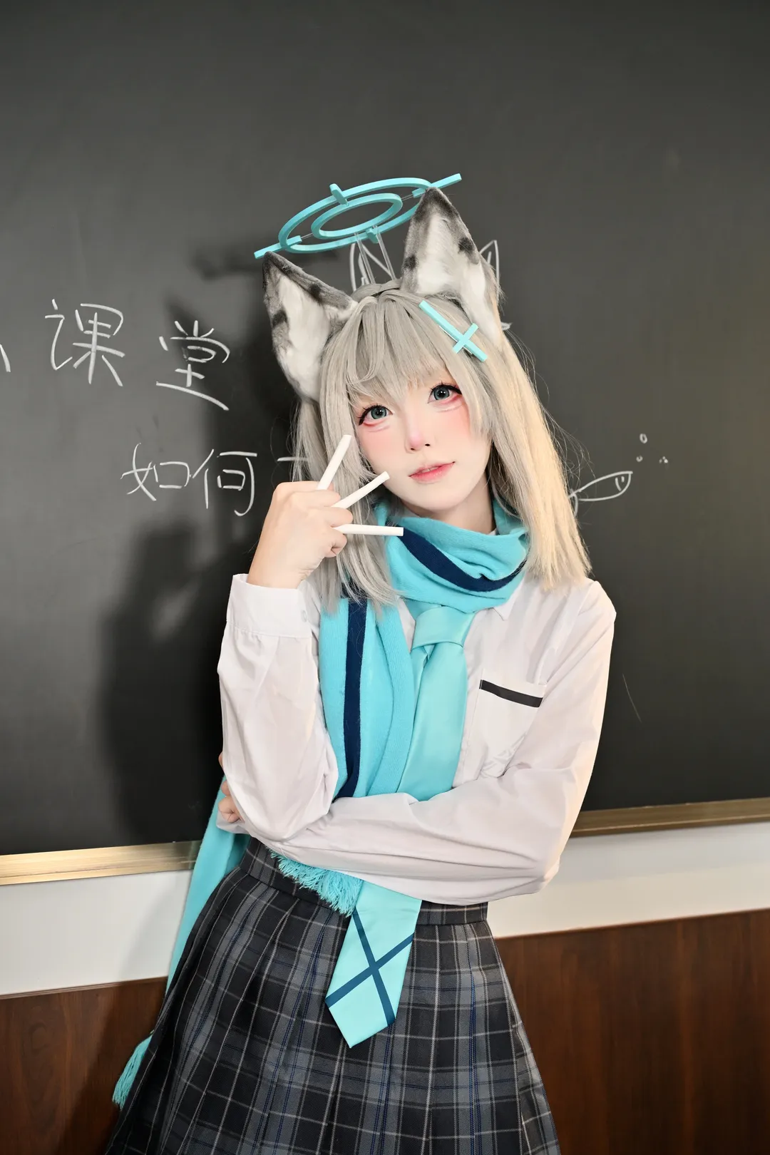 【砂狼白子cos】蔚藍檔案課堂日常 - 第 3 張