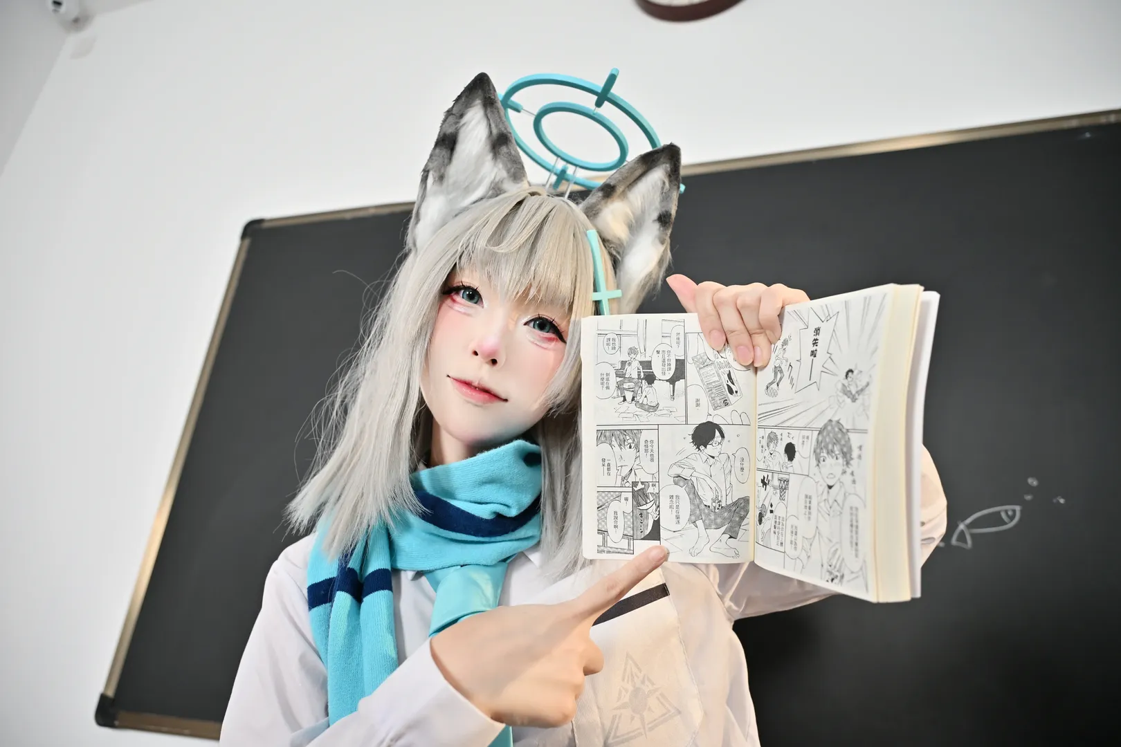 【砂狼白子cos】蔚藍檔案課堂日常 - 第 4 張
