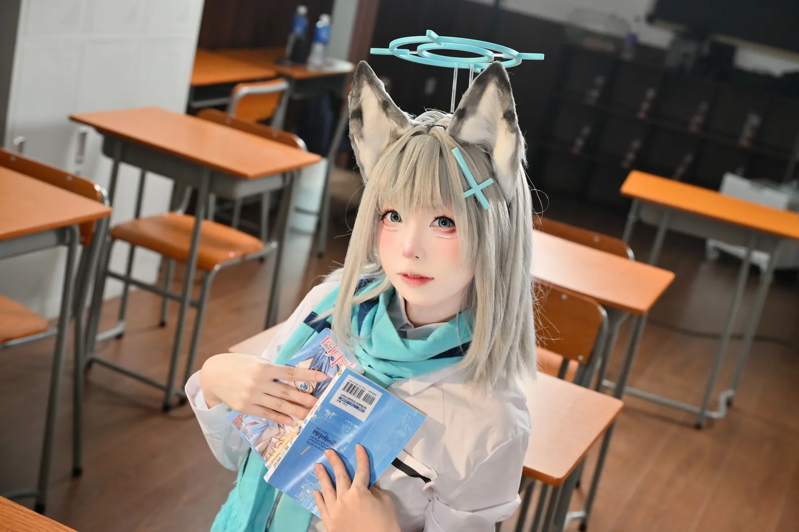 【砂狼白子cos】蔚蓝档案 咕咕小课堂开课啦 - 第 4 张