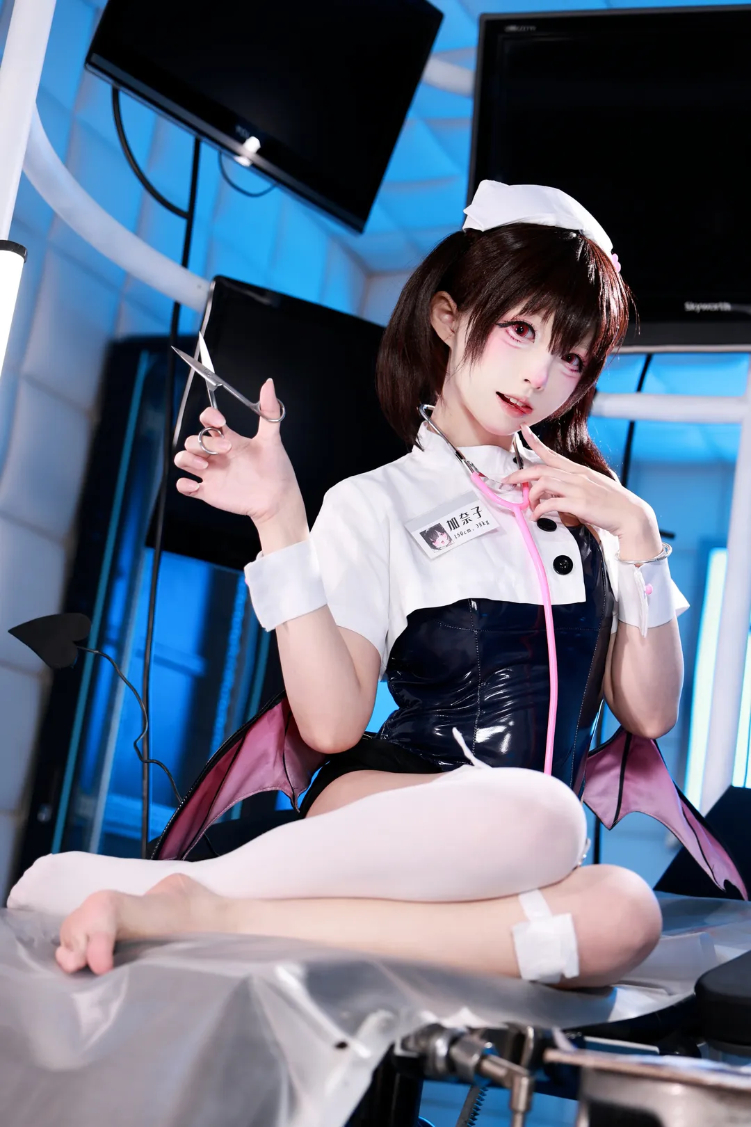 【加奈子cos】暗黑護士主題的醫療風拍攝記錄 - 第 1 張