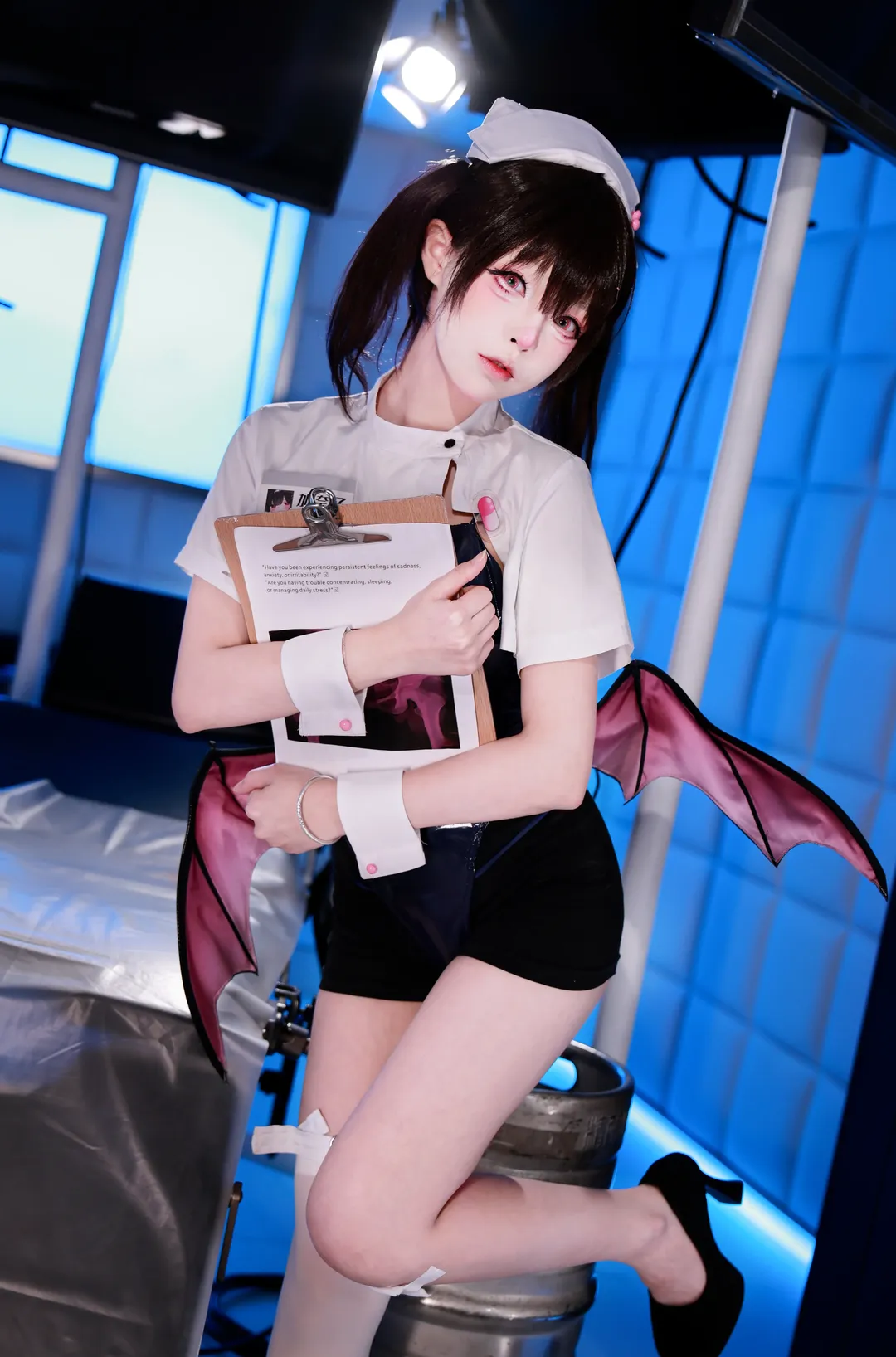 【加奈子cos】暗黑護士主題的醫療風拍攝記錄 - 第 2 張