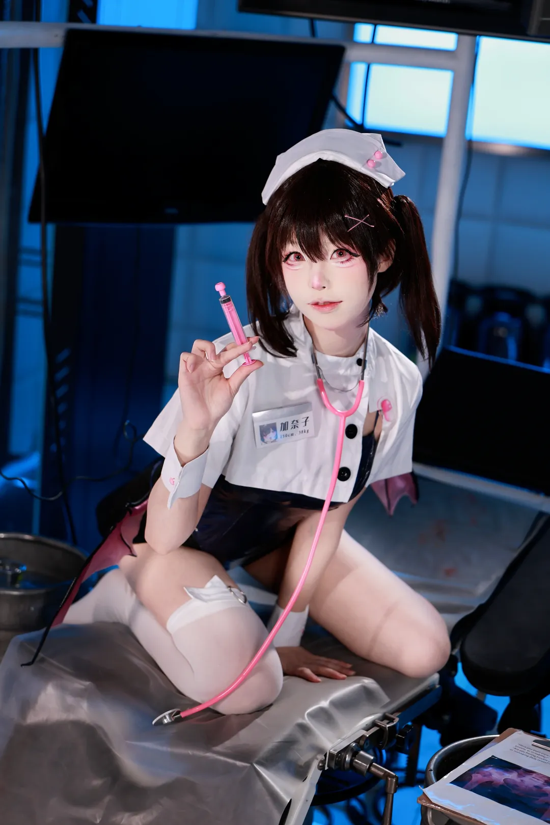 【加奈子cos】暗黑護士主題的醫療風拍攝記錄 - 第 3 張