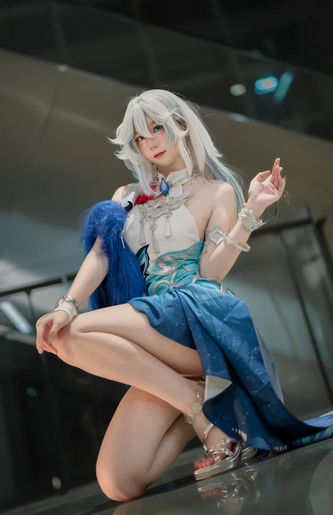 【殷紫萍cos】夏日限定清凉国风装扮 - 第 1 张