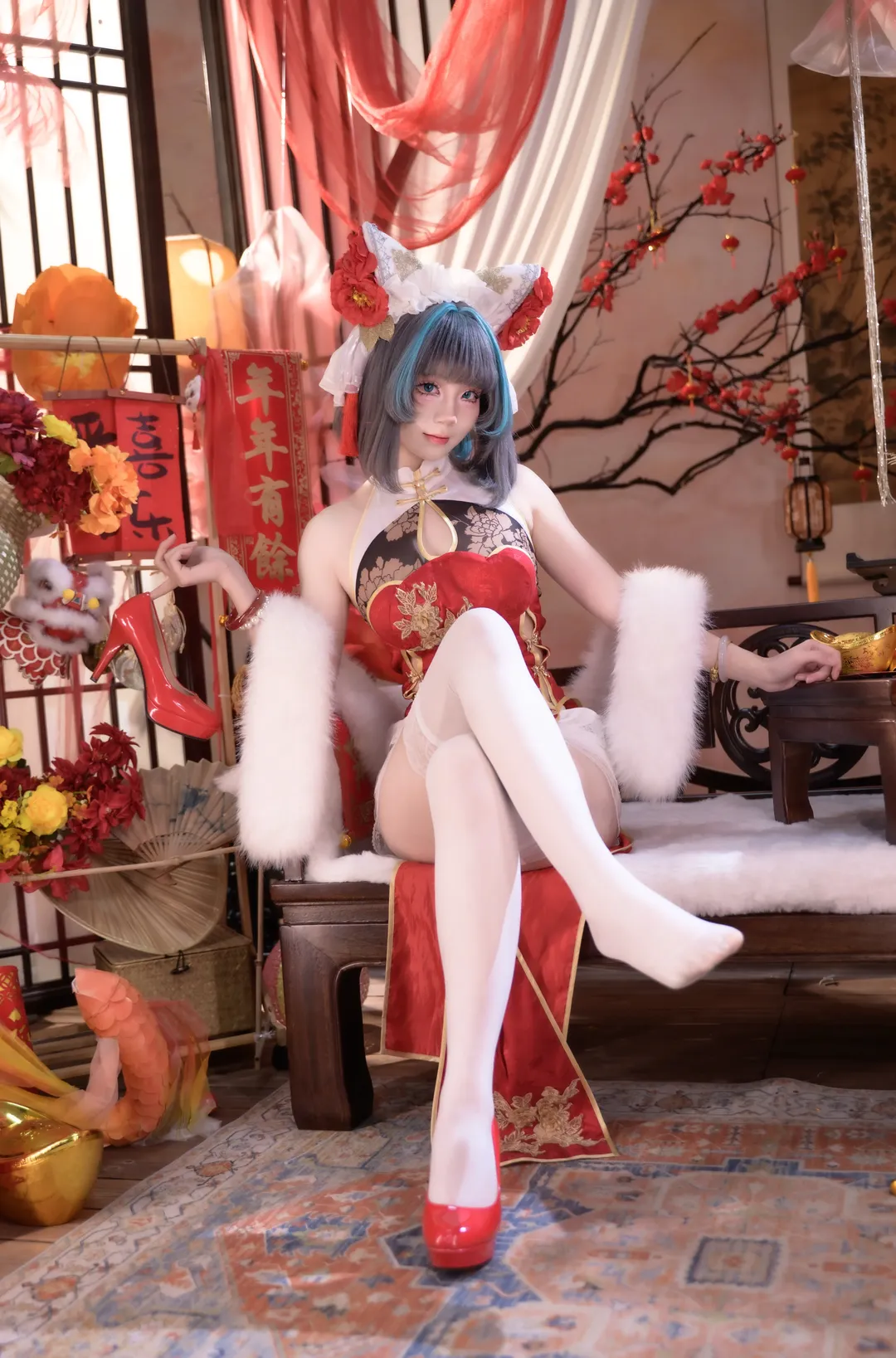 【殷紫萍cos】夏日限定清凉国风装扮 - 第 12 张