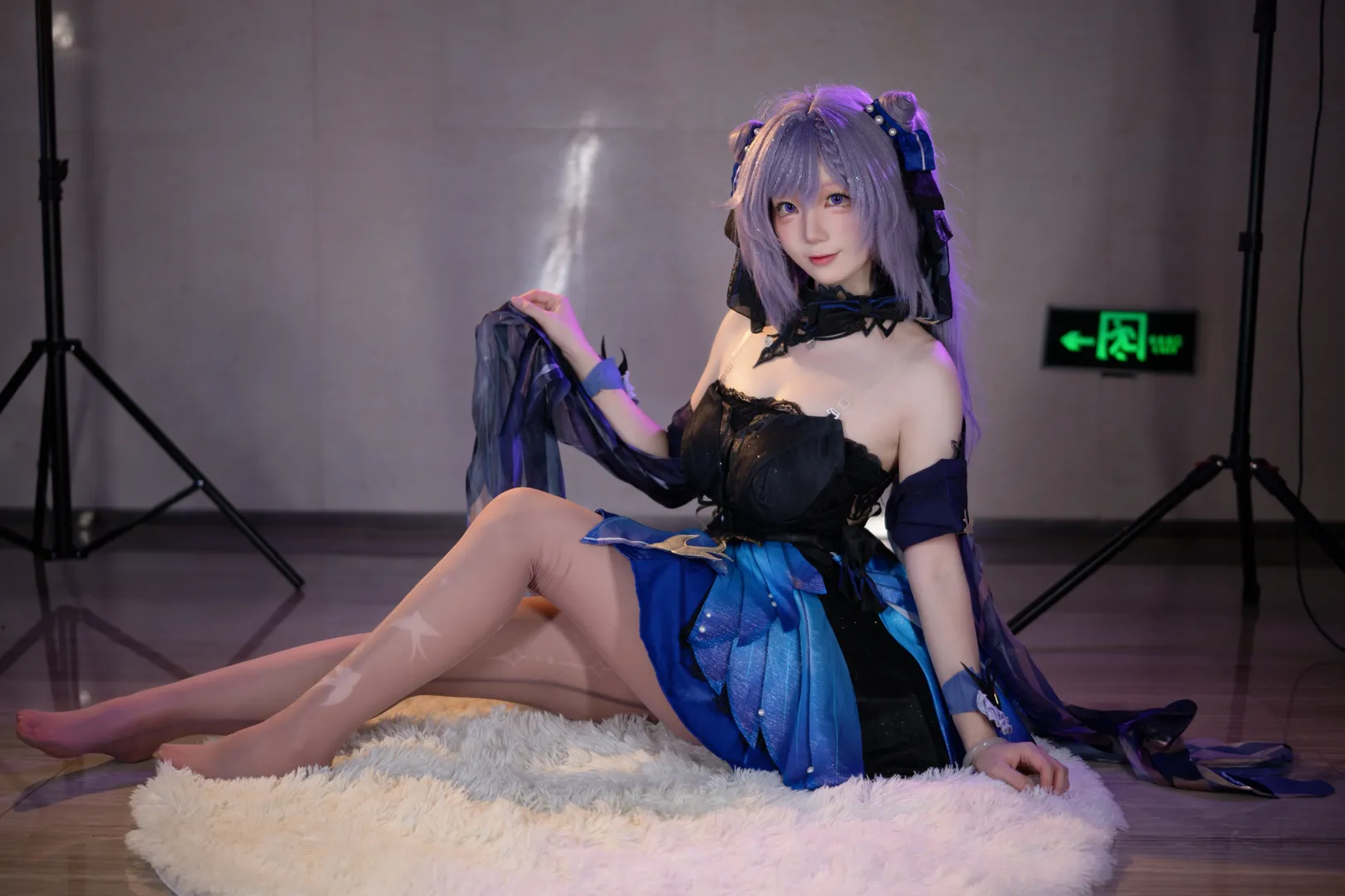 【殷紫萍cos】夏日限定清凉国风装扮 - 第 9 张