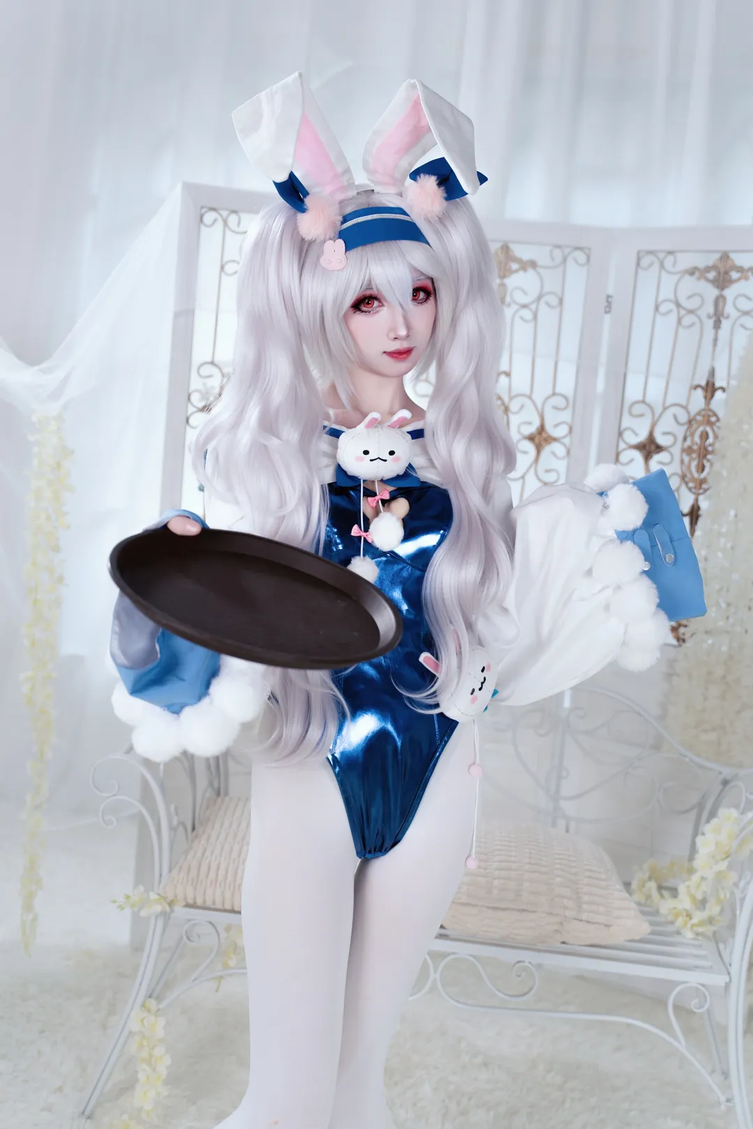 【拉菲cos】碧蓝航线拉菲兔女郎装扮分享