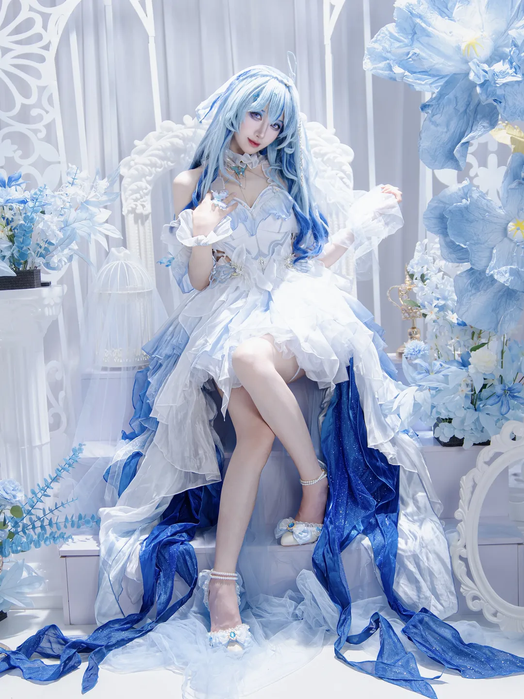 【守岸人cos】鳴潮守岸人花嫁月潮星紗 - 第 1 張