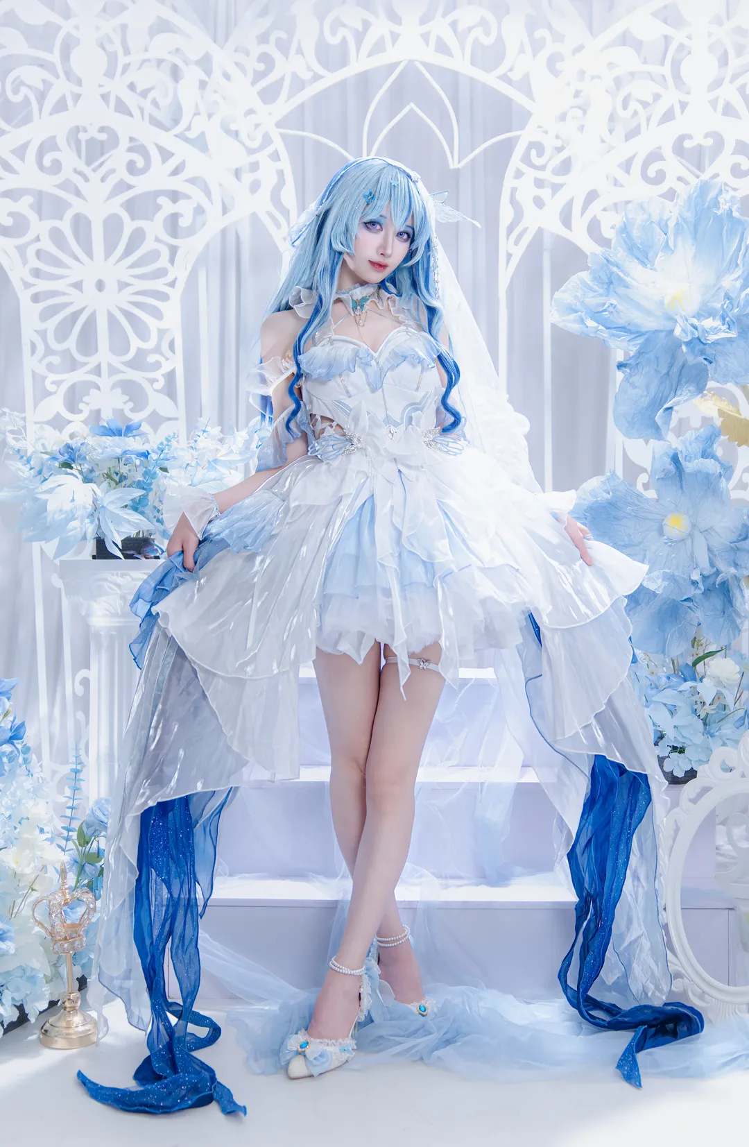 【守岸人cos】鳴潮守岸人花嫁月潮星紗 - 第 3 張