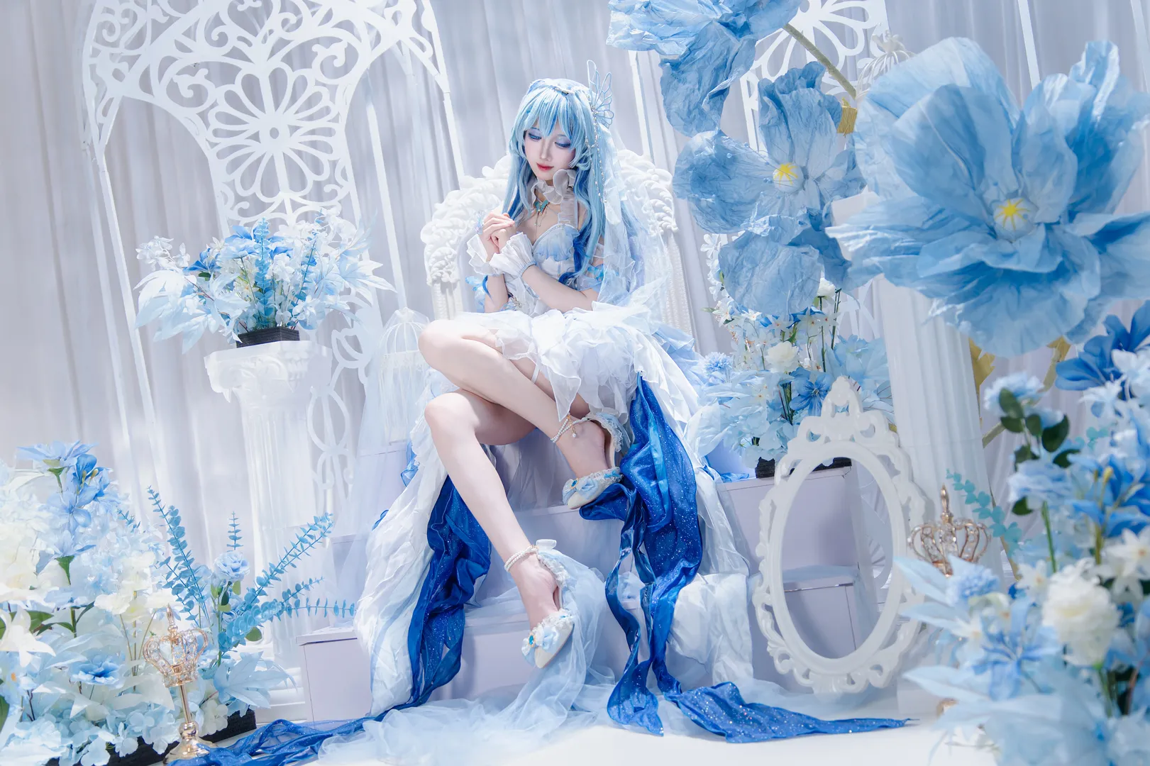 【守岸人cos】鳴潮守岸人花嫁月潮星紗 - 第 4 張