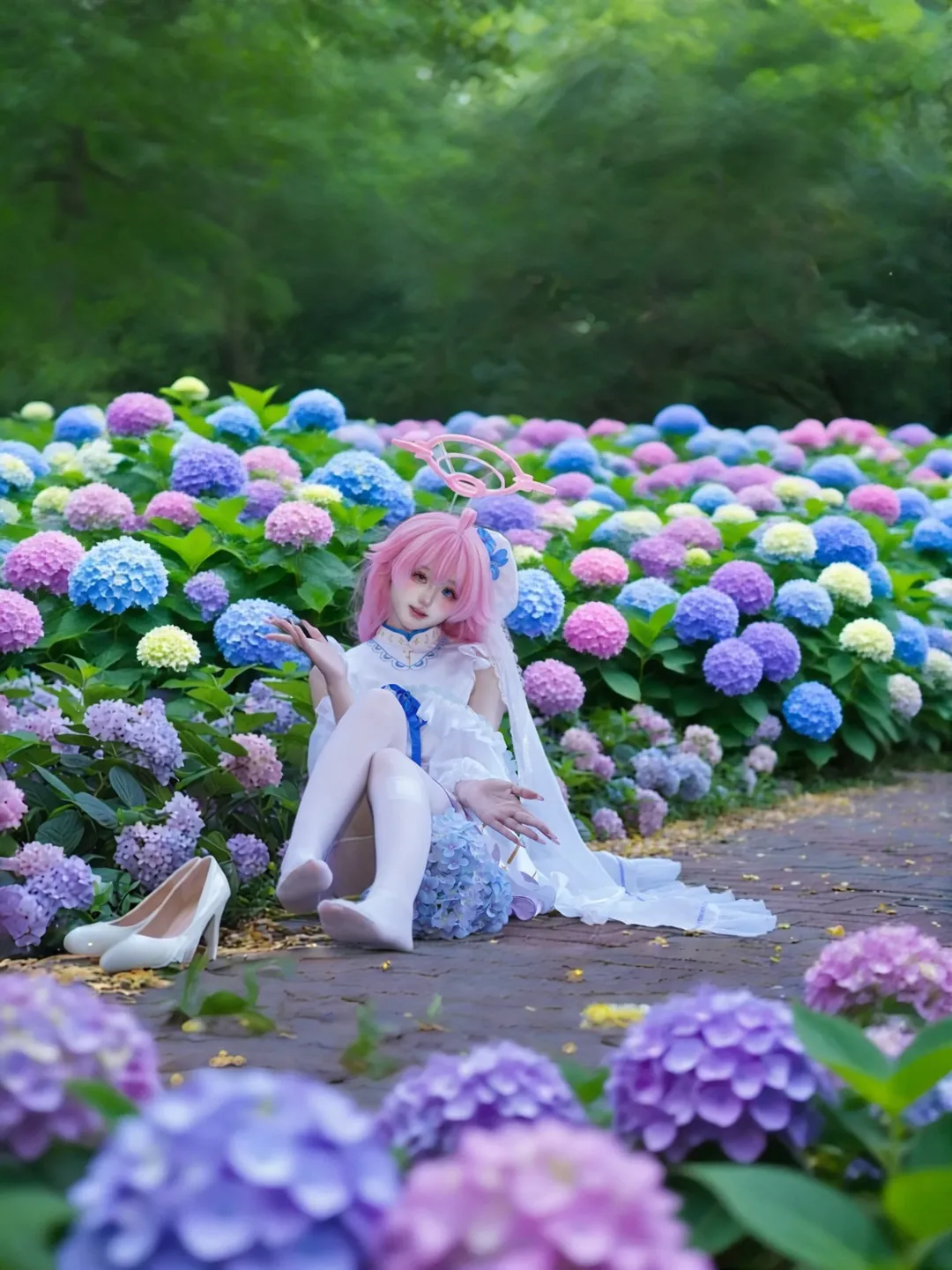 【小鳥遊星野cos】蔚藍檔案的無盡夏花海記錄 - 第 1 張