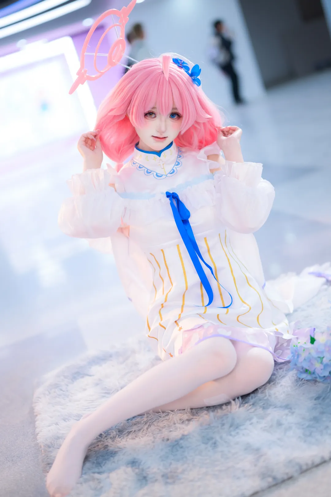 【小鸟游星野cos】蔚蓝档案的粉发少女拍摄记录 - 第 2 张