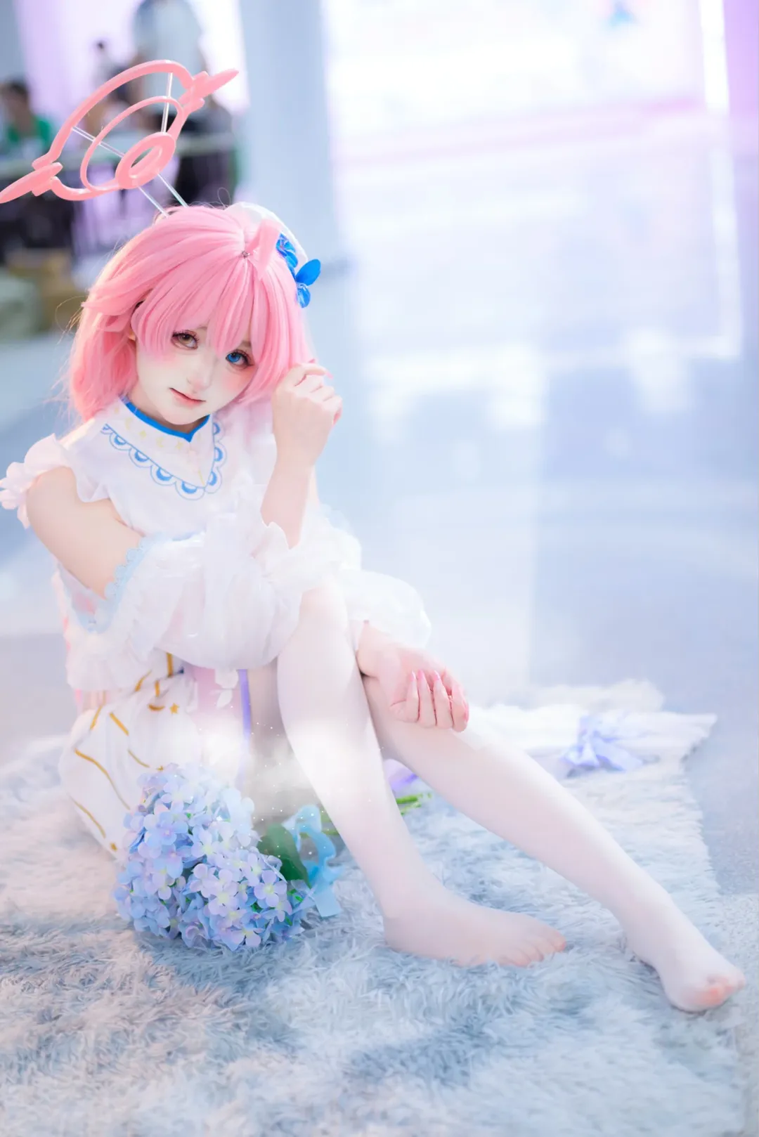 【小鸟游星野cos】蔚蓝档案的粉发少女拍摄记录