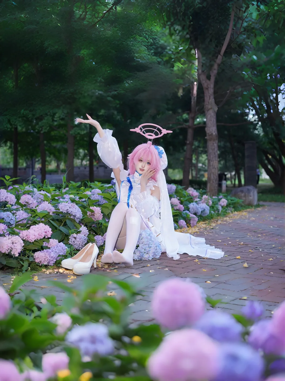 【小鸟游星野cos】蔚蓝档案里的慵懒假日 - 第 3 张