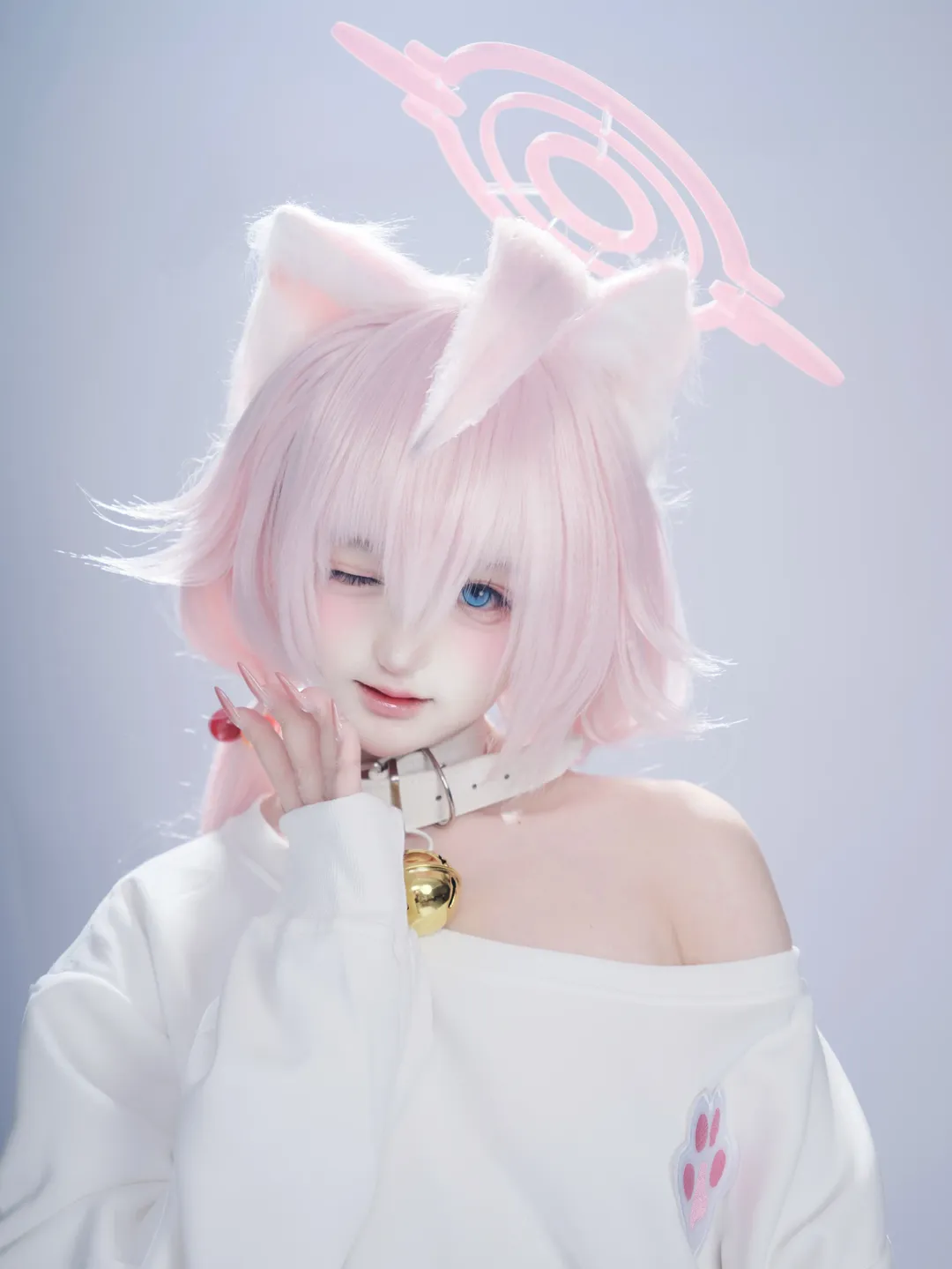 【小鳥遊星野cos】蔚藍檔案的粉發貓貓日常 - 第 1 張