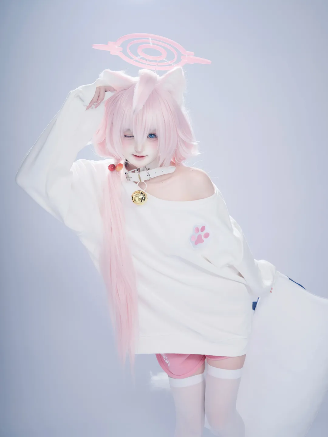 【小鳥遊星野cos】蔚藍檔案的粉發貓貓日常 - 第 5 張