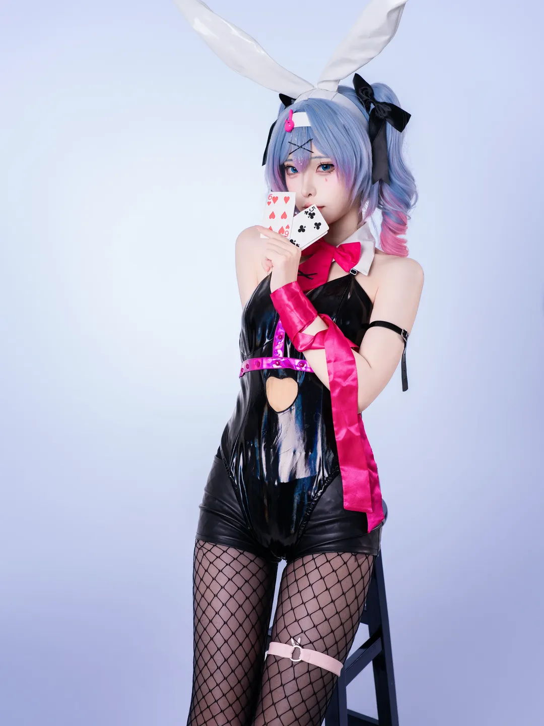 【初音未来cos】跳进兔子洞的兔女郎造型 - 第 3 张