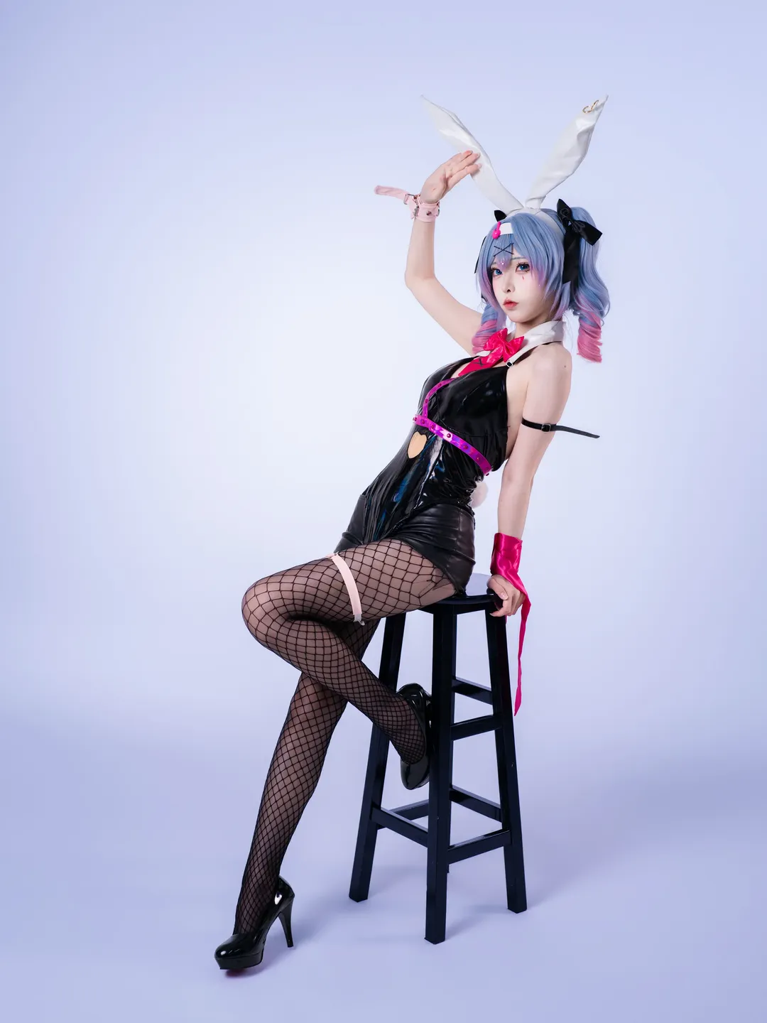 【初音未来cos】跳进兔子洞的兔女郎造型 - 第 4 张